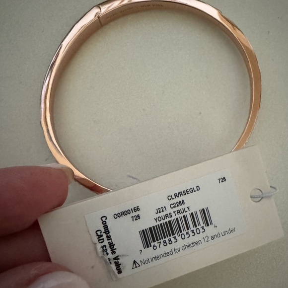 NWT Kate Spade Heart Bangle - Picture 2 of 4